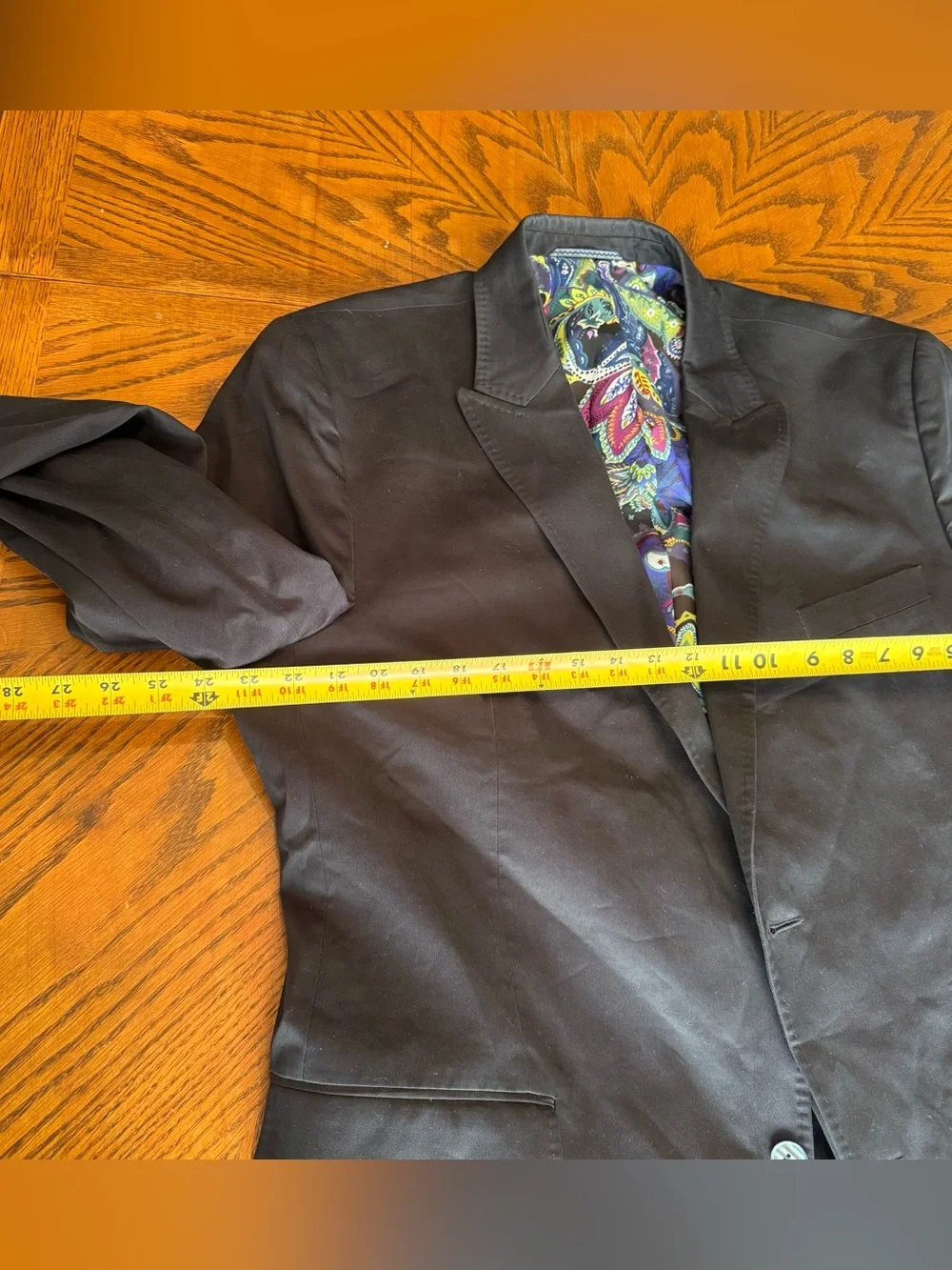 Robert‎ Graham Men’s Size 48 Classic Fit Black Cotton
